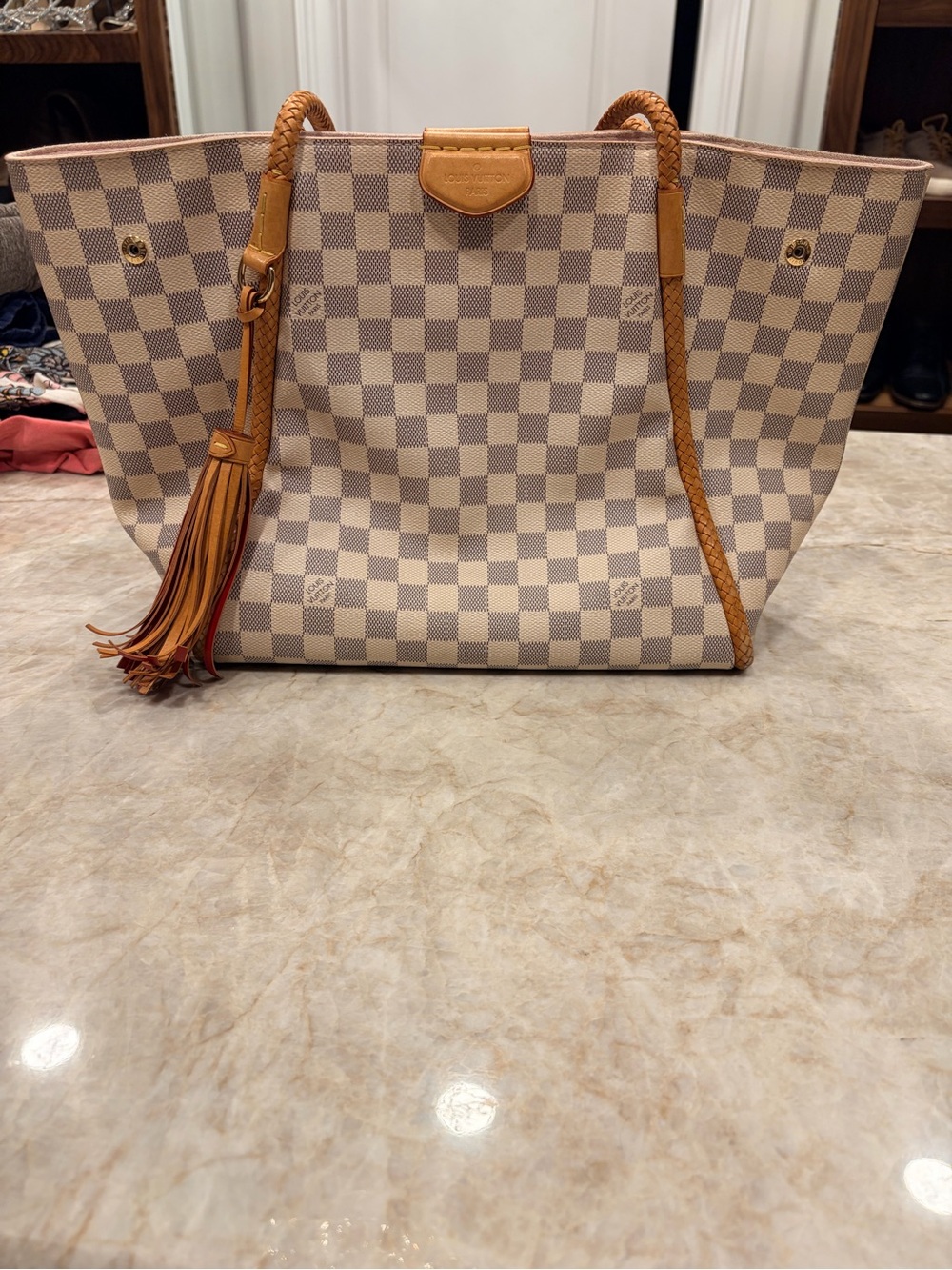 Louis Vuitton Propriano Handbag Damier